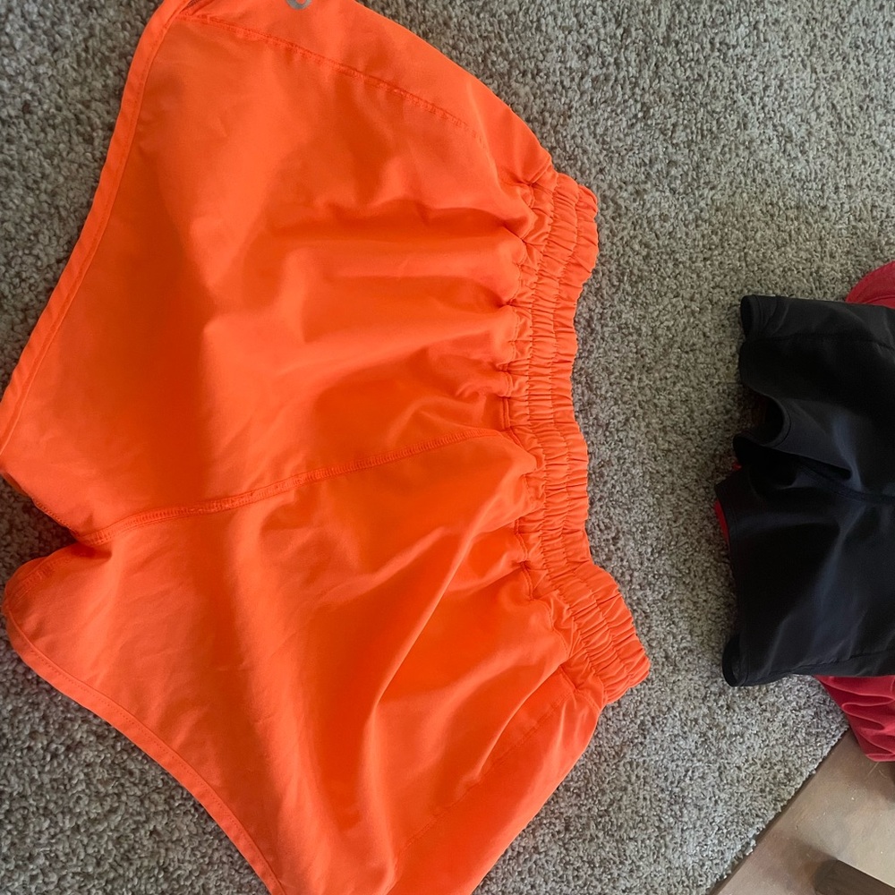 Bright Orange Athletic Shorts